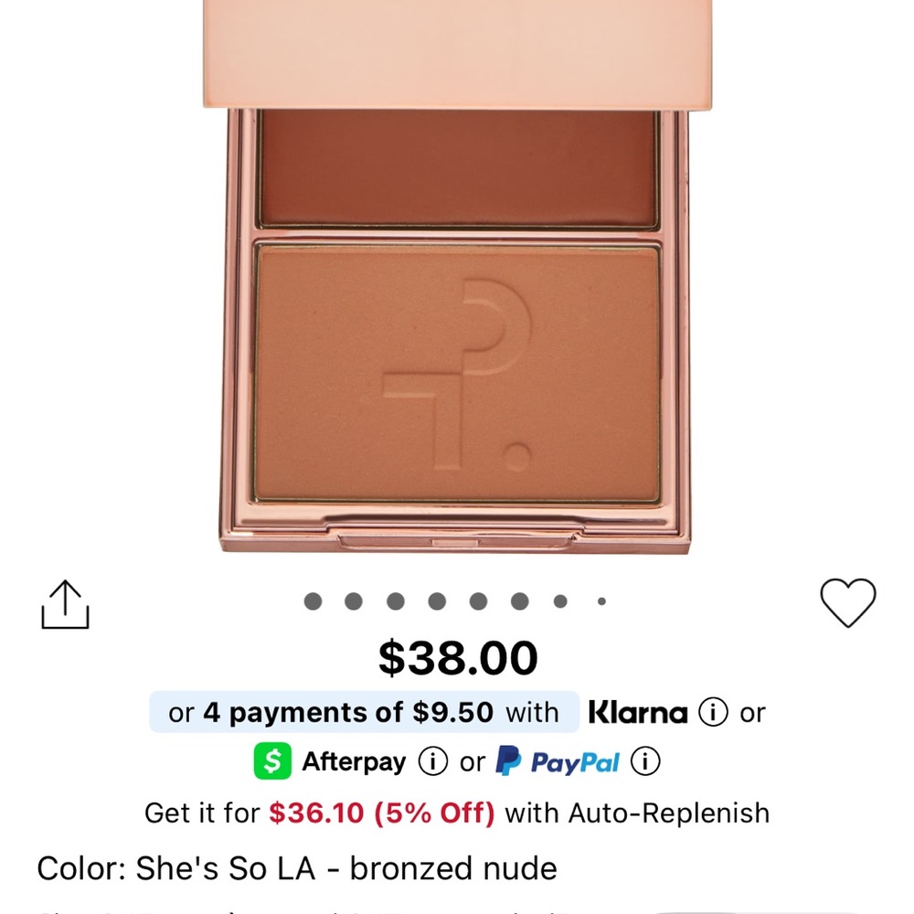 Patrick Ta Double Take crème and powder blush - She’s So LA - Picture 6 of 8
